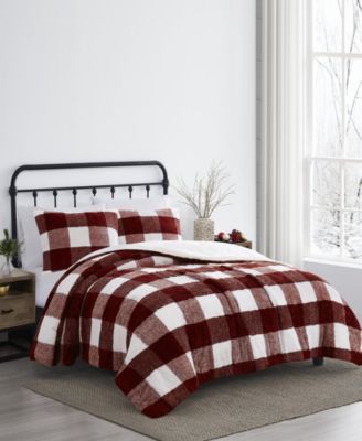 Cozy Buffalo Check 2-Pc. Comforter Set, Twin/Twin XL