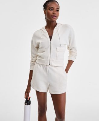 ID Ideology - Women's Cropped Zippered Hoodie