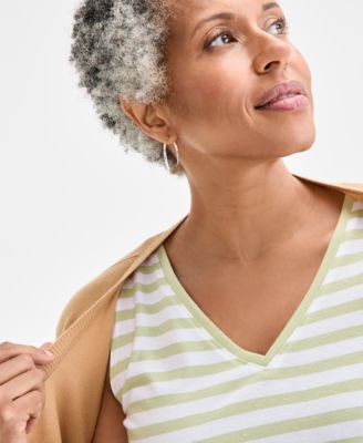 Women's Printed V-Neck Tank, Exclusively at Macy's