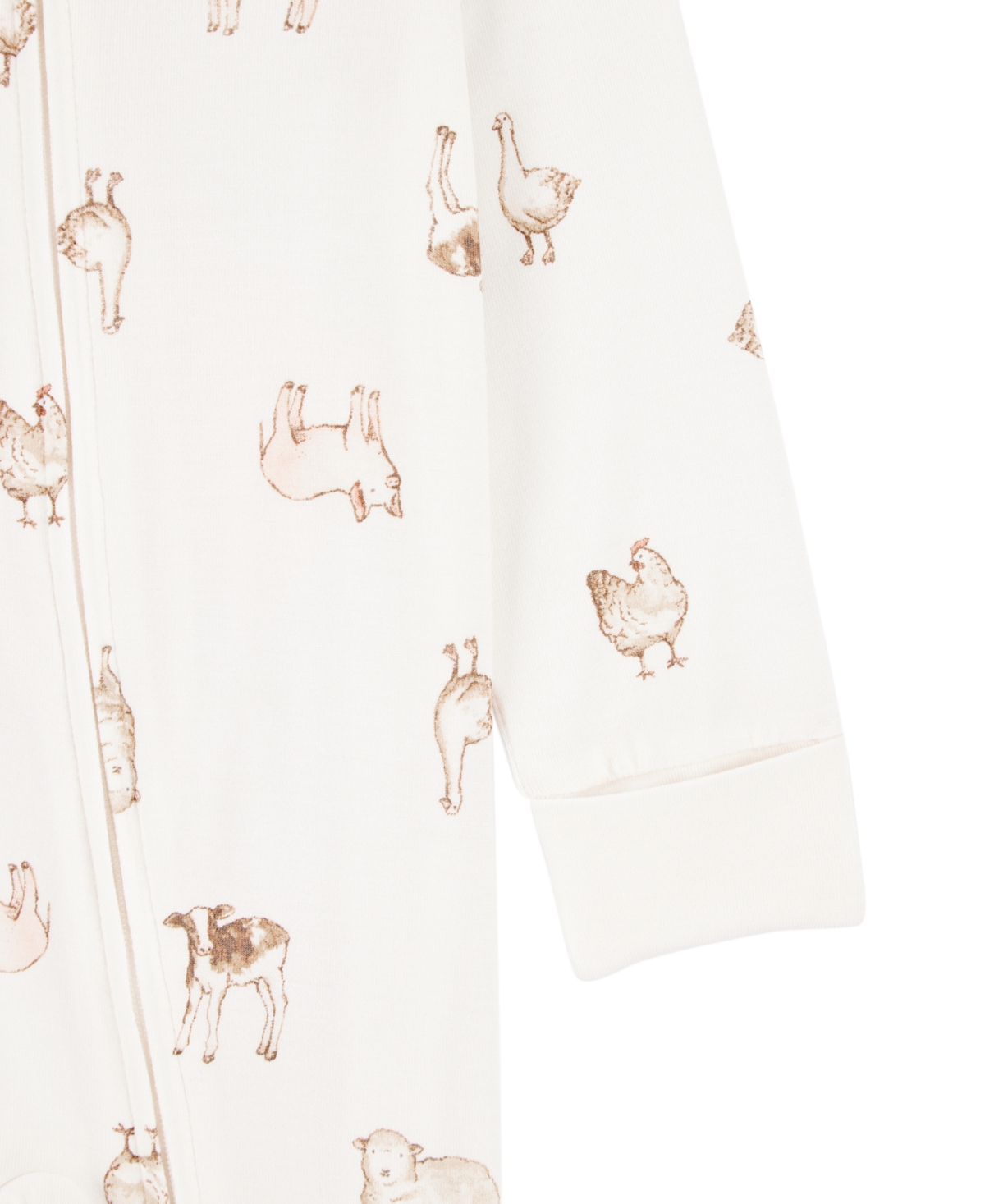 Carter's Purelysoft By  Baby Zip-up Purelysoft 1-piece Sleep & Play Pajamas In White