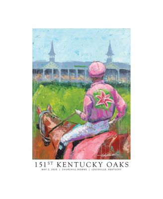 Dye Hard Supply - Kentucky Derby 151 Kentucky Oaks 24" x 36" Signed Numbered Authenticated Poster