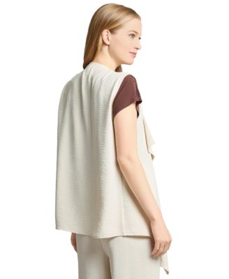 Women's Cascade-Lapel Open-Front Vest