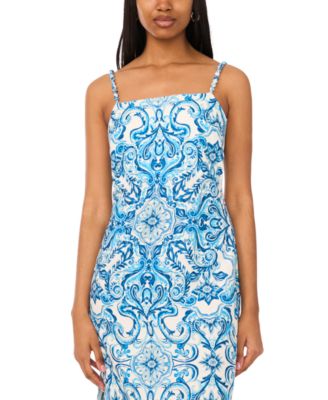 Women's The Willa Beaded-Strap Paisley-Print Dress