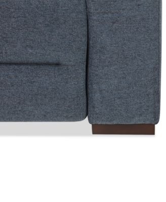 Nevio 6-Pc. Fabric Power Headrest Sectional with 2 Power Motion Chairs