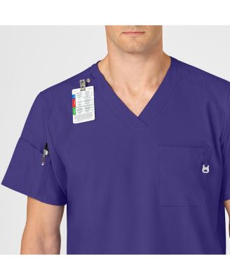 Men's W123 V-Neck Scrub Top