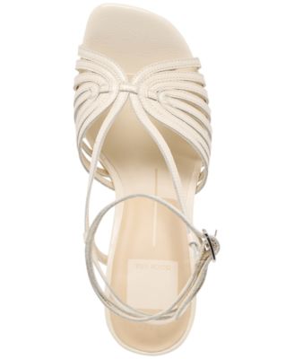 Women's Nivana Strappy Two-Piece Ankle-Wrap Dress Sandals