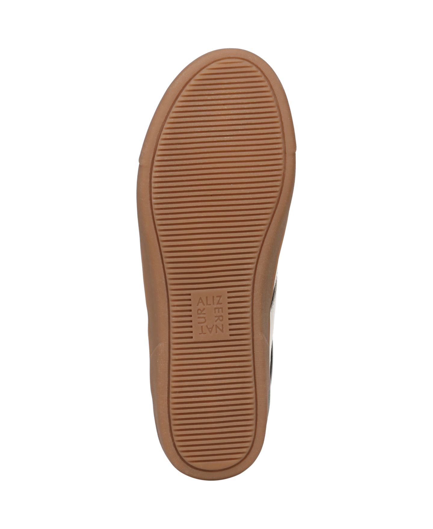 Женские кроссовки Naturalizer Medina Round Toe Lace Up, цвет: Чёрный / Белый кожаный — фото 5