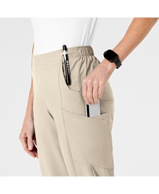 Women's W123 Flat Front Cargo Scrub Pant