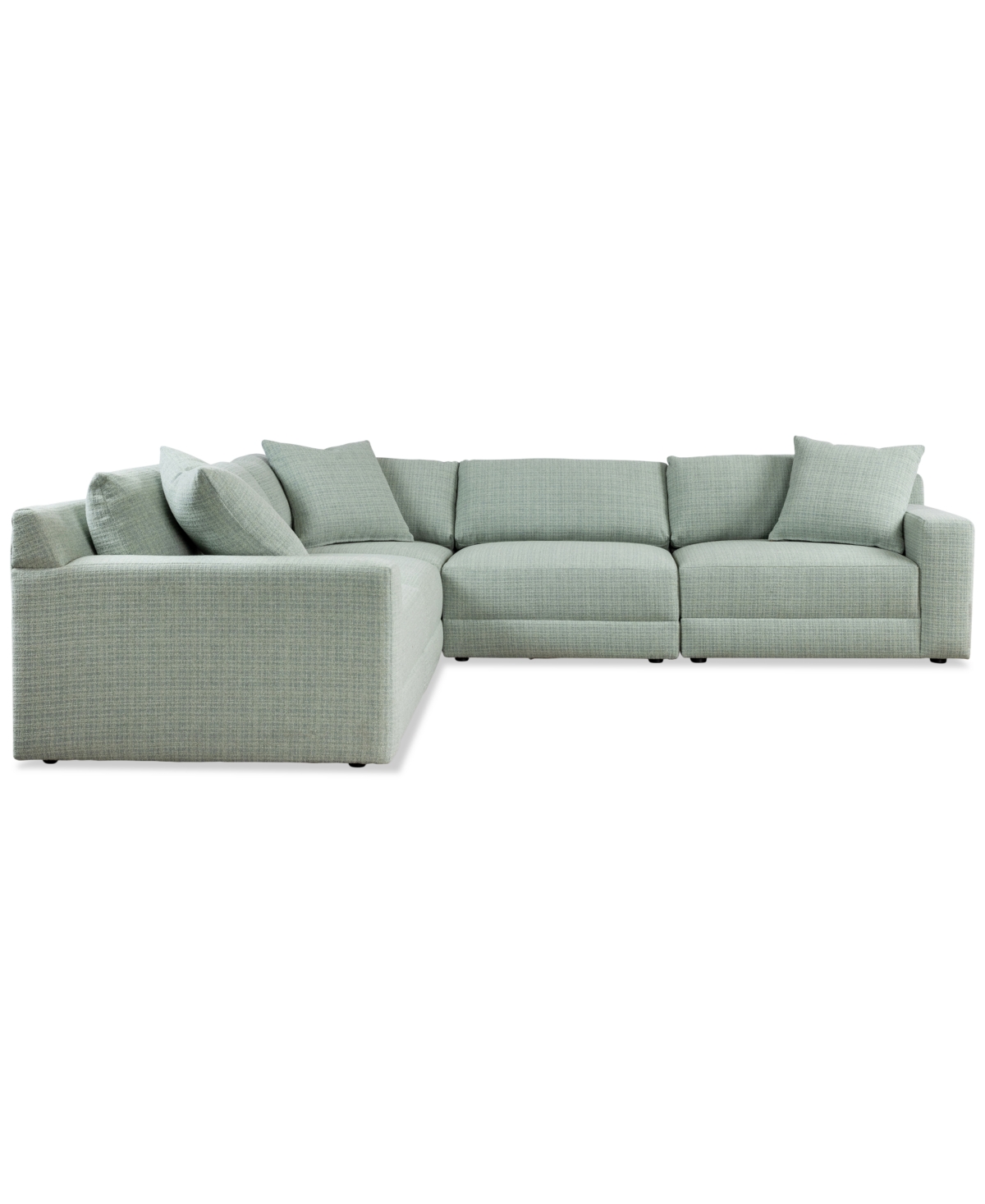 Macy's Mayela 5-pc. Fabric L Sectional, Exclusively At