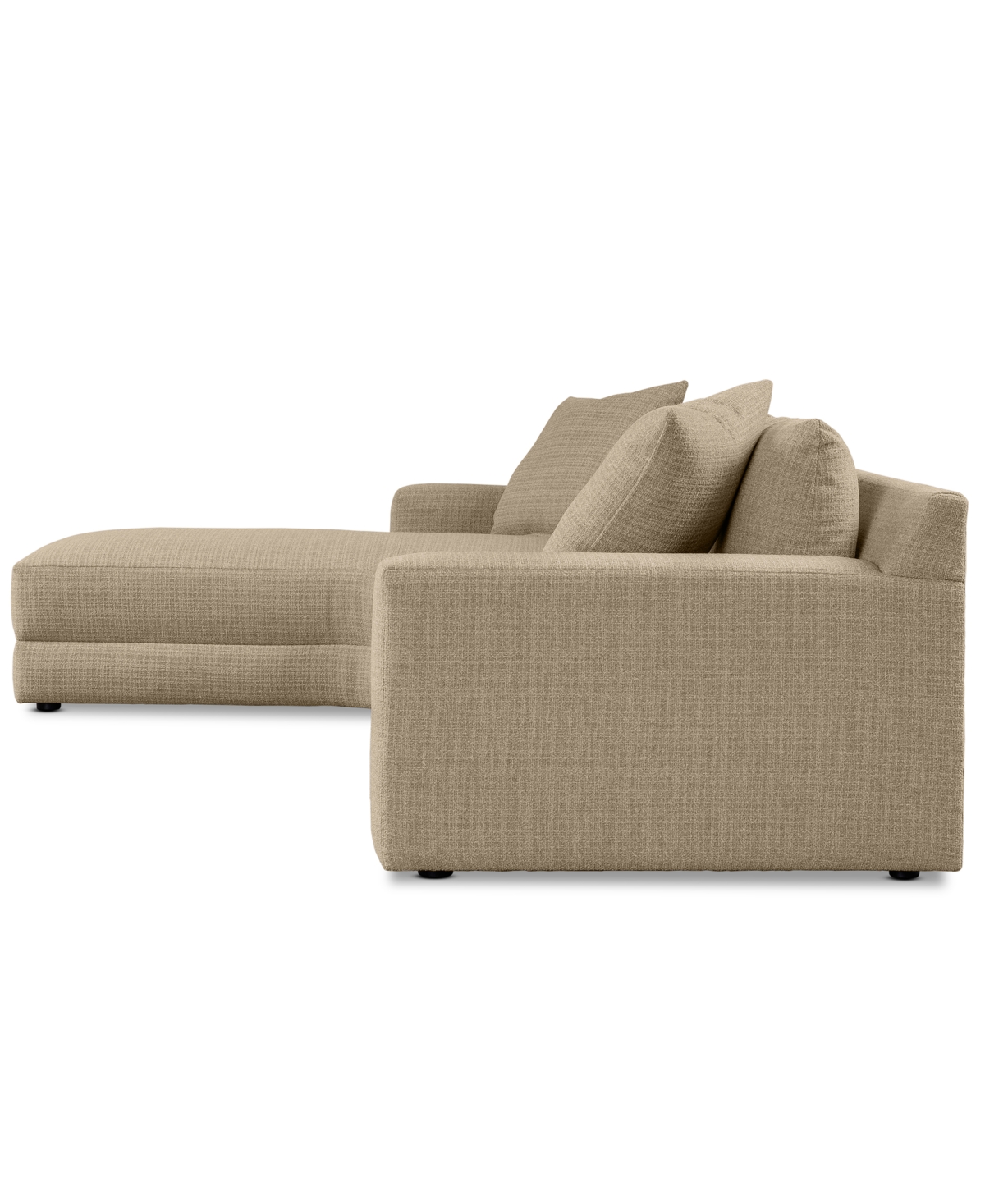 Macy's Mayela 3-pc. Fabric Chaise Sectional, Exclusively At