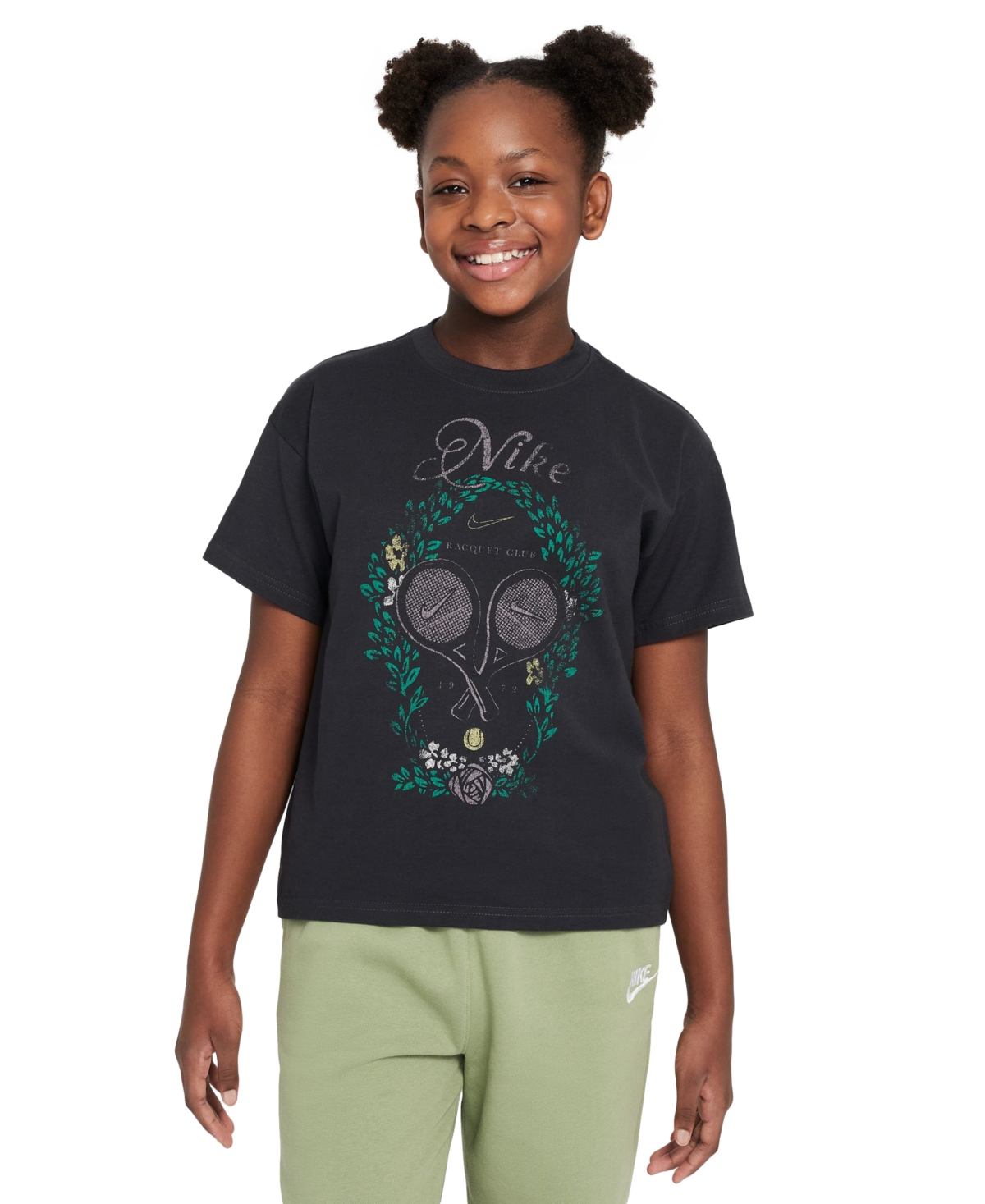 Nike Big Girls Short-sleeve Graphic T-shirt