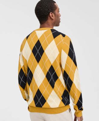 Men's Argyle Crewneck Sweater, Exclusively at Macy's