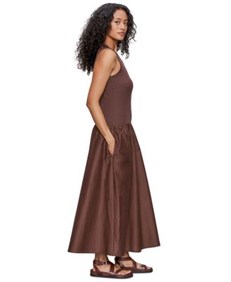 Women's Take Me Away Cotton Midi Dress
