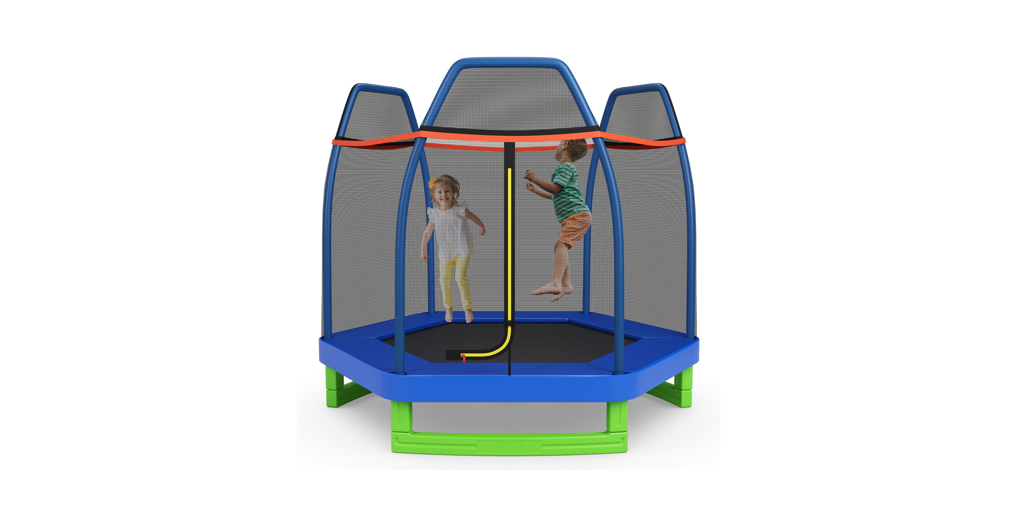 7 Feet Kids Recreational Bounce Jumper Trampoline
