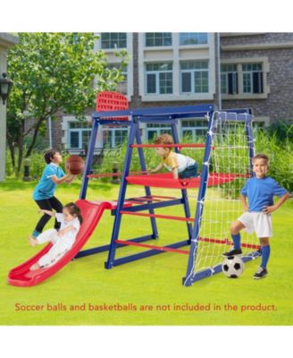 7-In-1 Metal Toddler Climbing Toys for 3-7 Years Old