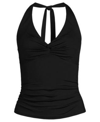 Women's Twist Halter Tankini Top