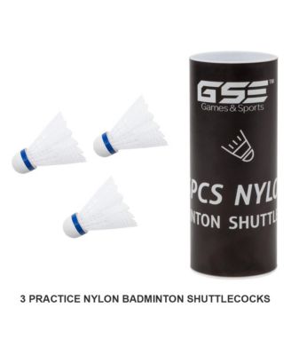 Professional Badminton Set, Outdoor Sports Net Game Set with Badminton Net, 4 Badminton Rackets, 3 Shuttlecocks, Boundary Line. Great for Backyards, Parks, Beach, Lawn