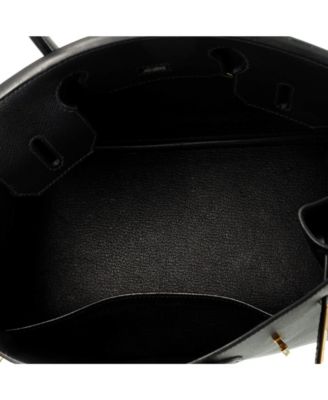 Pre-Owned Hermes Birkin 30 Handbag Black Epsom with Gold Hardware