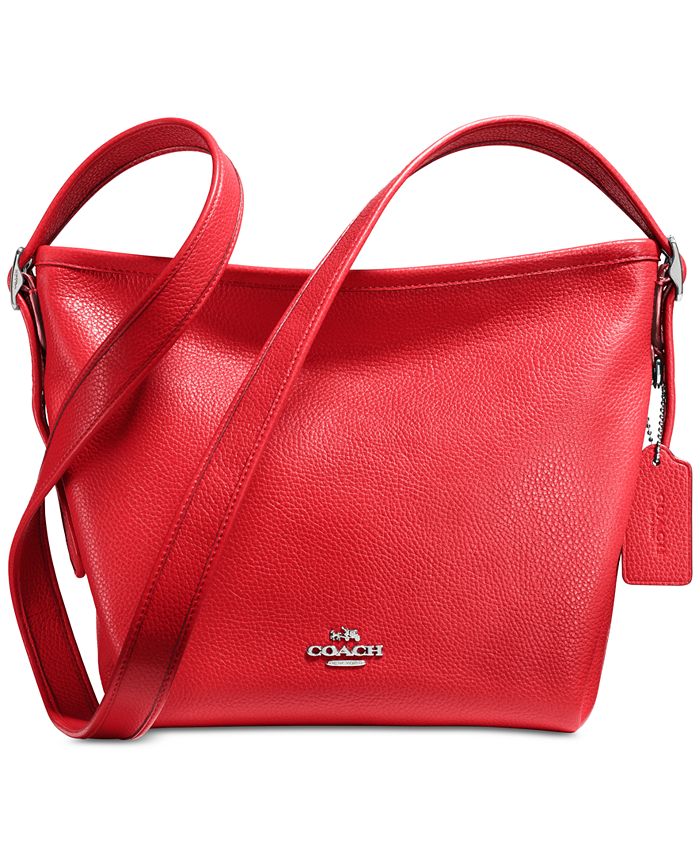 Red coach bag at macy's discount