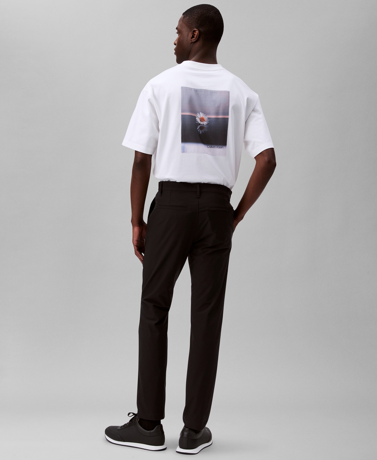 Calvin Klein Men's Infinite Slim-fit Stretch Pants In Black