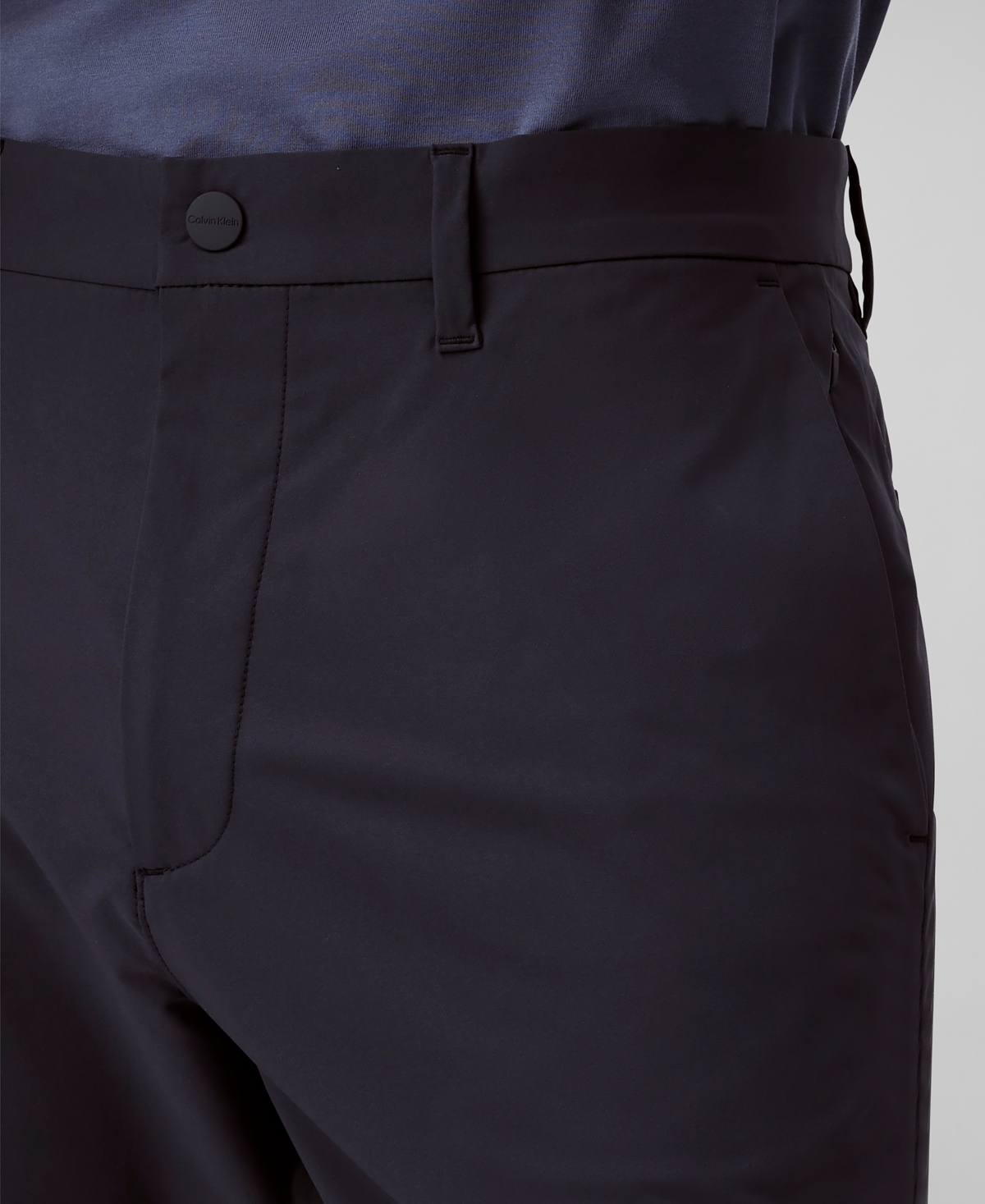 Calvin Klein Men's Slim-fit Stretch Wrinkle-resistant Tech Pants