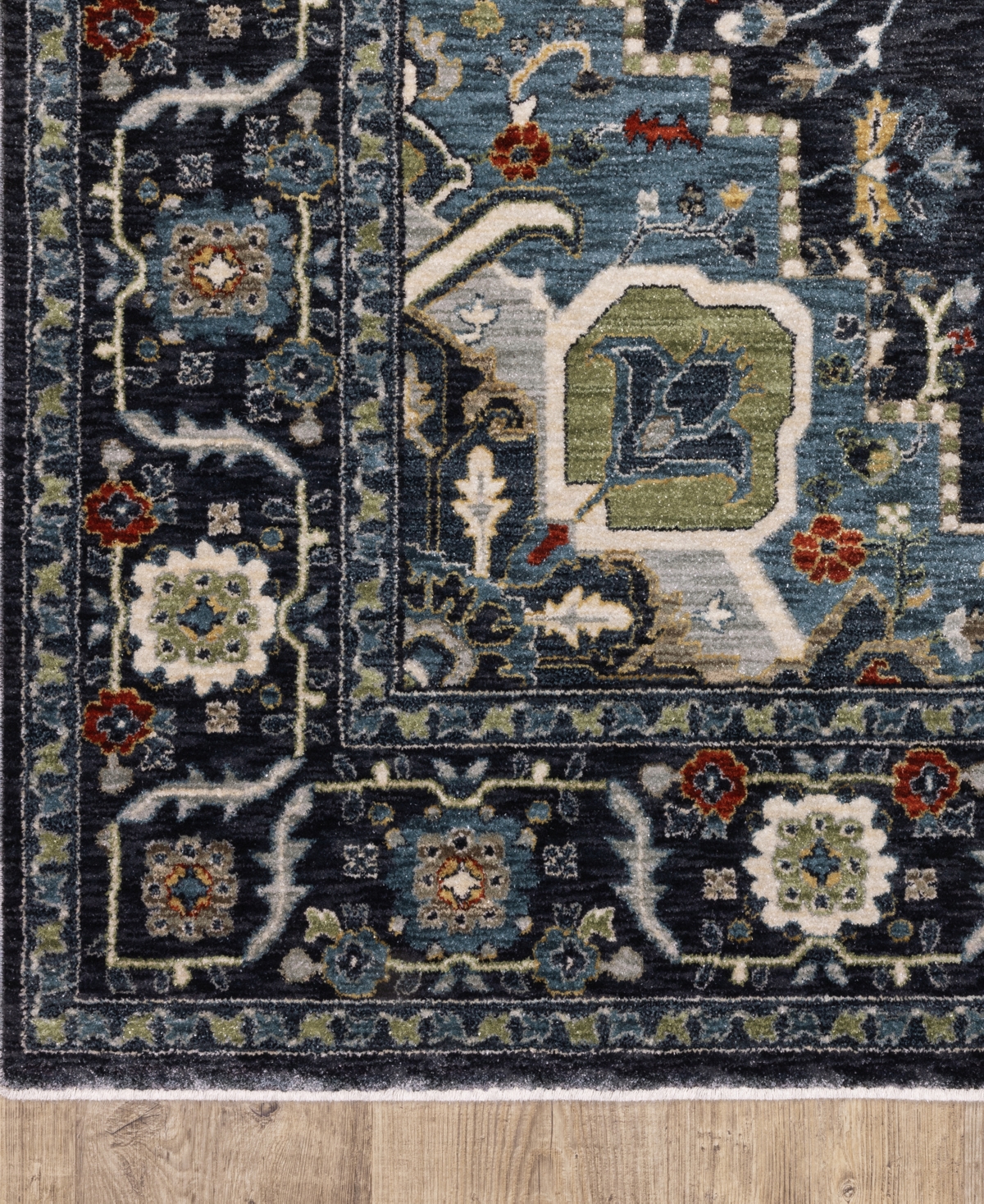 Oriental Weavers Eliana Eli09 2'3''x7'6'' Runner Area Rug In Blue