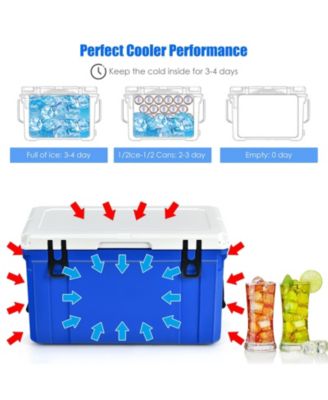 26/58 Quart Portable Cooler with Food Grade Material