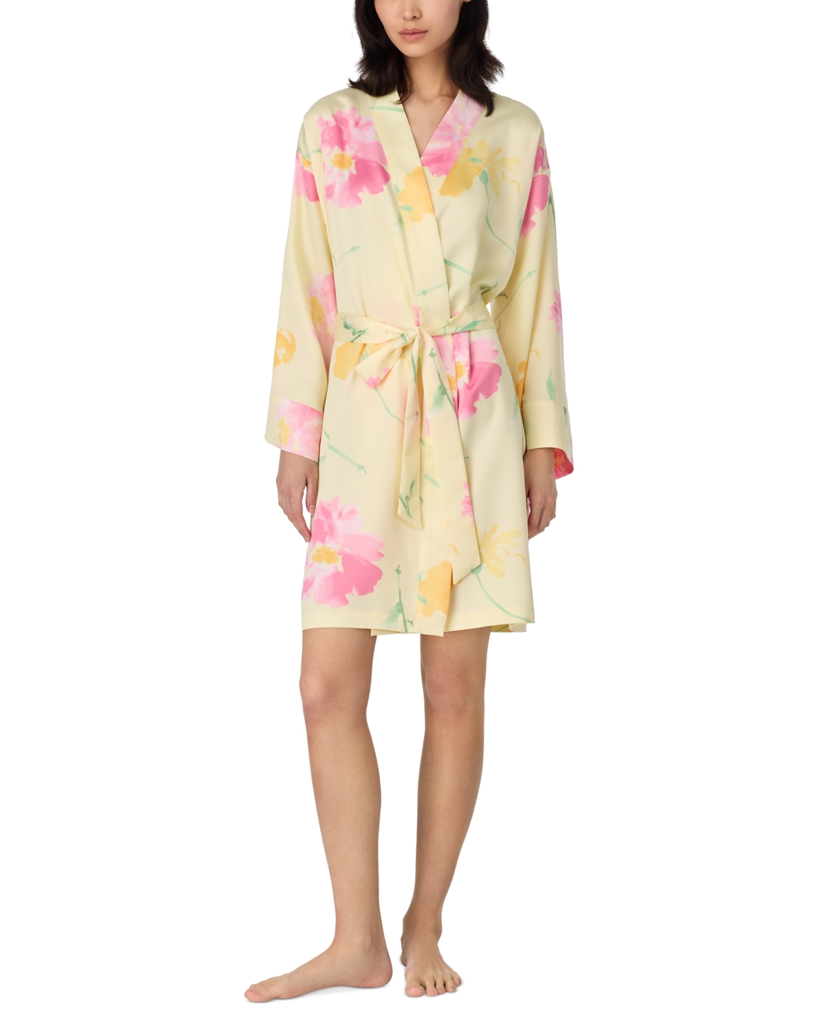 Ralph Lauren Women's Short Kimono Wrap Robe