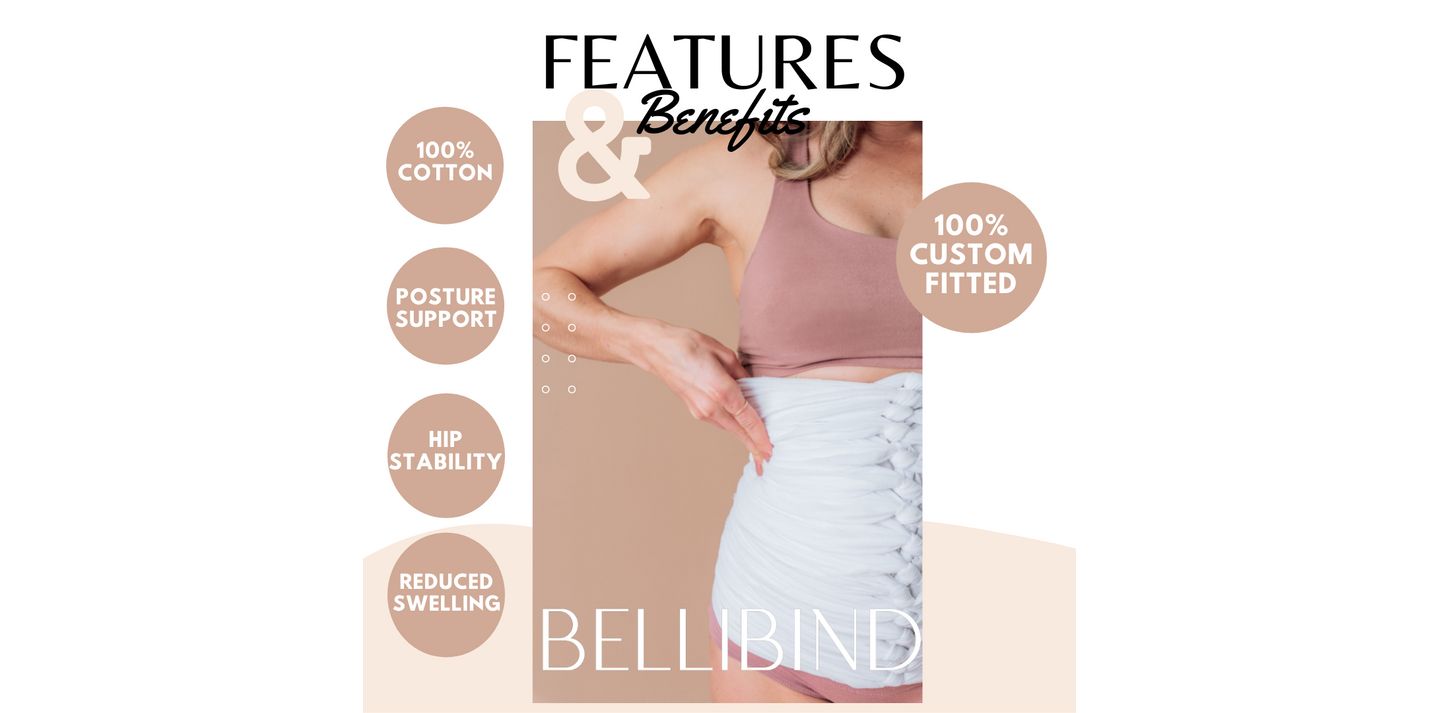 Послеродовой бандаж для живота Bellibind Belly Besties 2 в 1, цвет: Облачный белый — фото 6