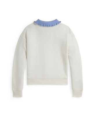 Big Girls Collared Terry Sweatshirt