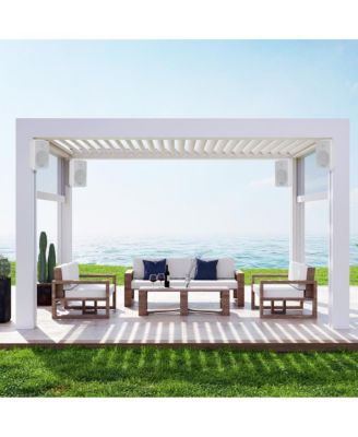 PDWR63 6.5" Indoor/Outdoor Waterproof Wall Mount Speakers - 350W, White, Pair