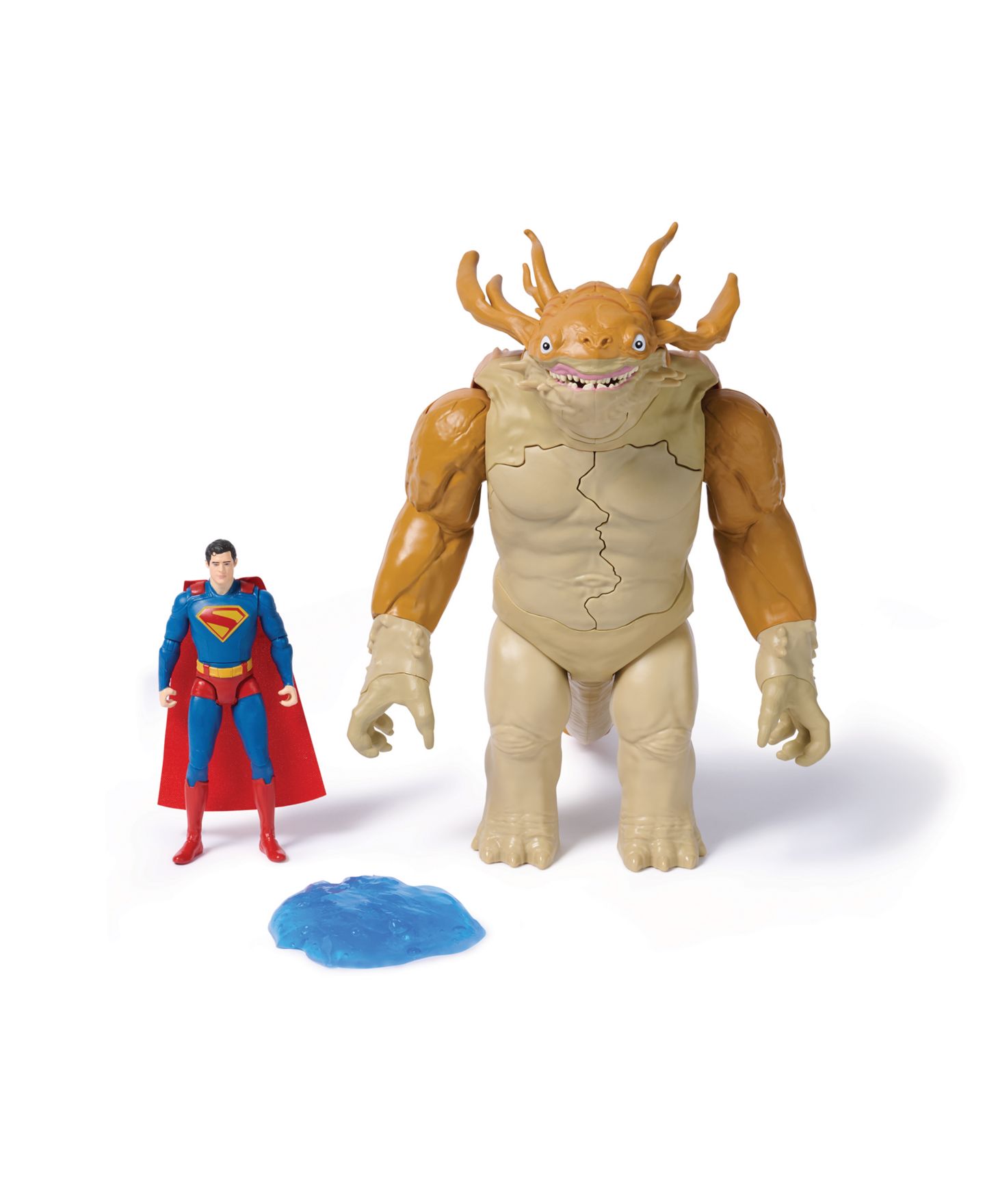 Детские фигурки DC Comics Superman Kaiju Slime Battle 2-Piece Action Figure Set, Ages 4+ — фото 1