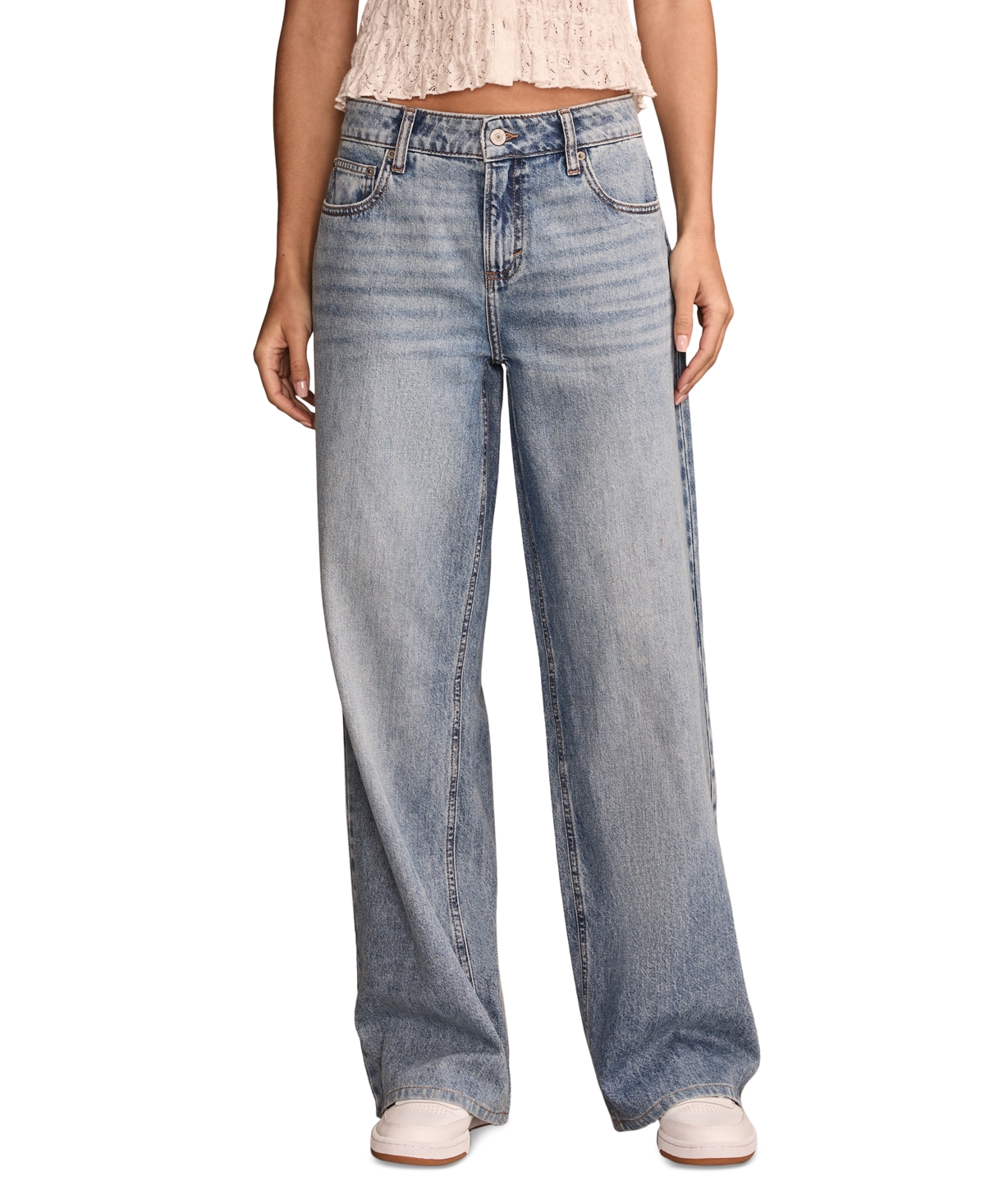 LUCKY BRAND WOMEN'S BAGGY WIDE-LEG JEANS 