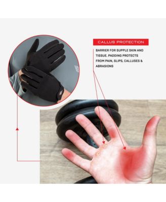 Unisex Calisthenic Anti-Slip Tech-Touch Fitness Gloves - size M