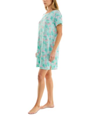 Women's Printed Short-Sleeve Sleepshirt