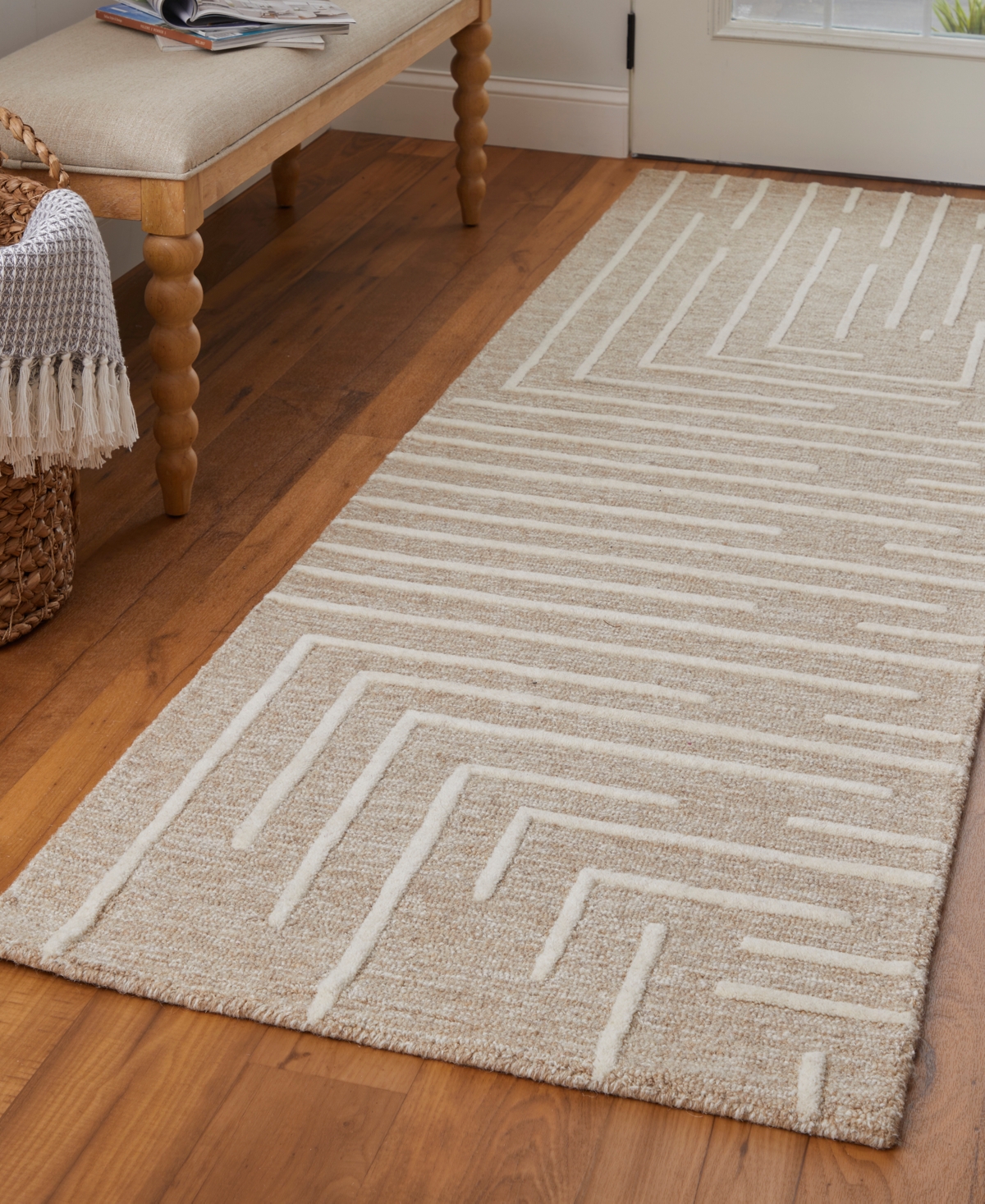 Thom Filicia For Feizy Fenner T8003 2'6''x8' Runner Area Rug