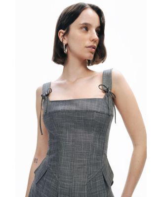 Women's Eyelet Tie Detail Blouse