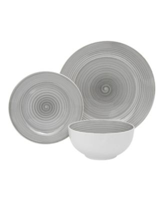Spiral 12 Pc. Dinnerware Set, Service for 4