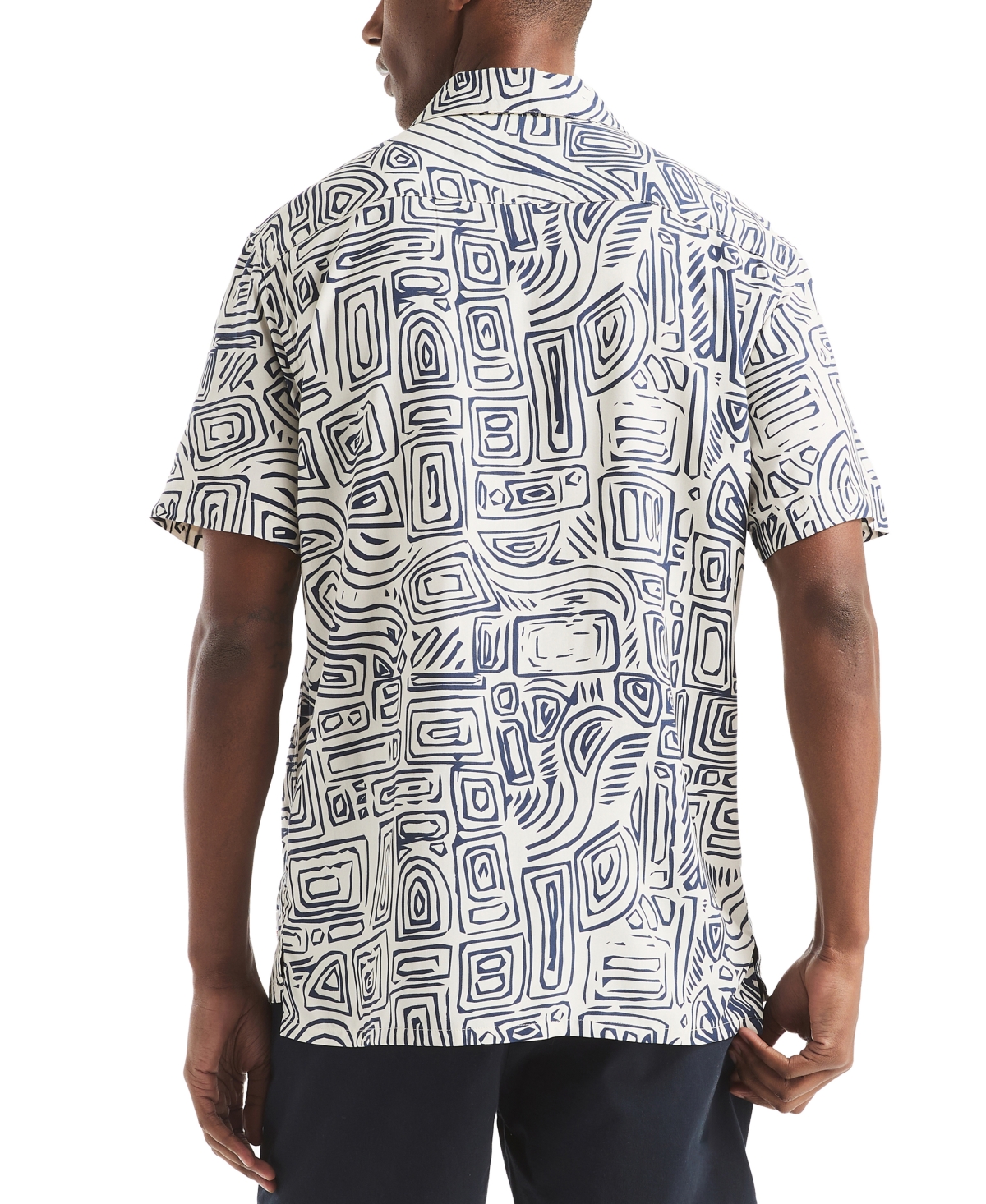 Nautica Short-sleeve Printed Camp Shirt