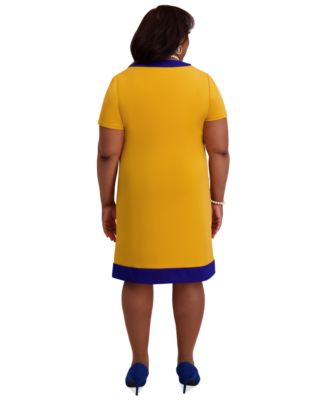 Women's Cap-Sleeve Framed Dress, Regular & Plus Sizes