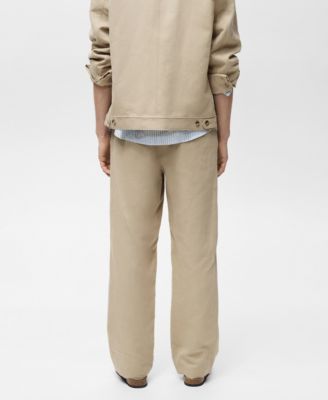 Men's Regular-Fit Linen Pants