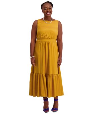 Women's Tiered Midi Dress, Regular & Plus Sizes