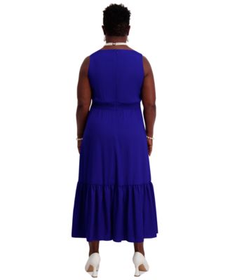 Women's Tiered Midi Dress, Regular & Plus Sizes