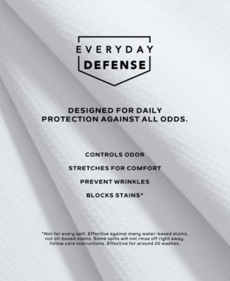 Men's Classic/Regular Fit Stretch Wrinkle Free Sateen Dress Shirt