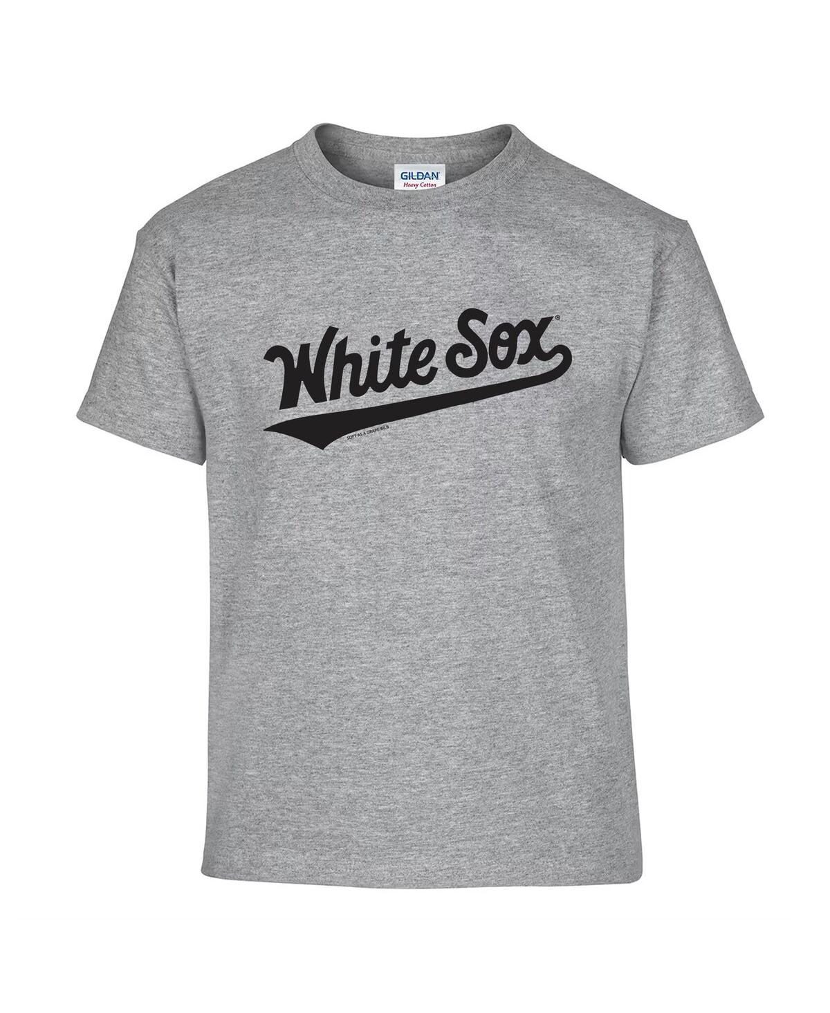 Soft As A Grape Big Boys And Girls 2-pack Black/gray Chicago White Sox T-shirt Set