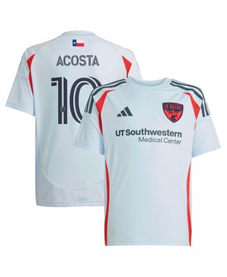 adidas - Big Boys and Girls Luciano Acosta Light Blue FC Dallas 2025 The Inferno Kit Replica Player Jersey