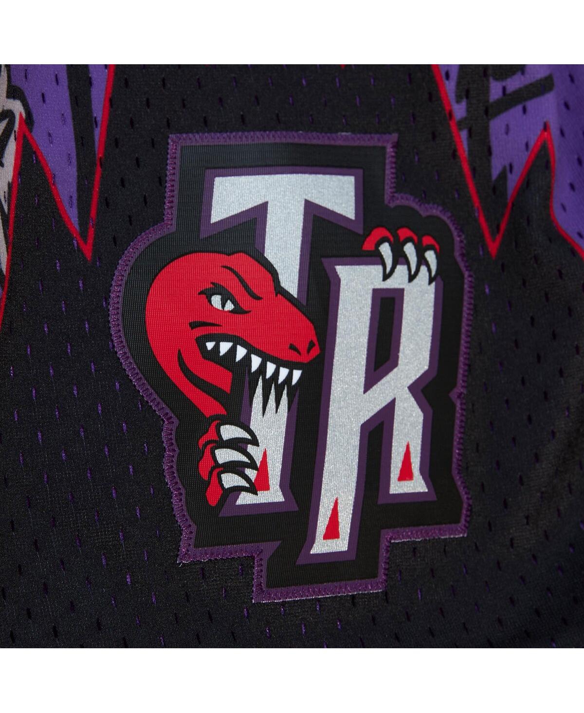 Mitchell & Ness Men's Purple Toronto Raptors 1998/99 Hardwood Classics Slap Sticker Swingman Shorts