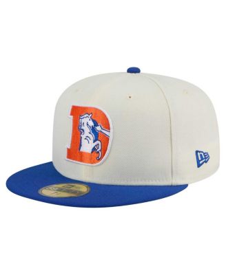 New Era - Men's White/Royal Denver Broncos Main 59FIFTY Fitted Hat