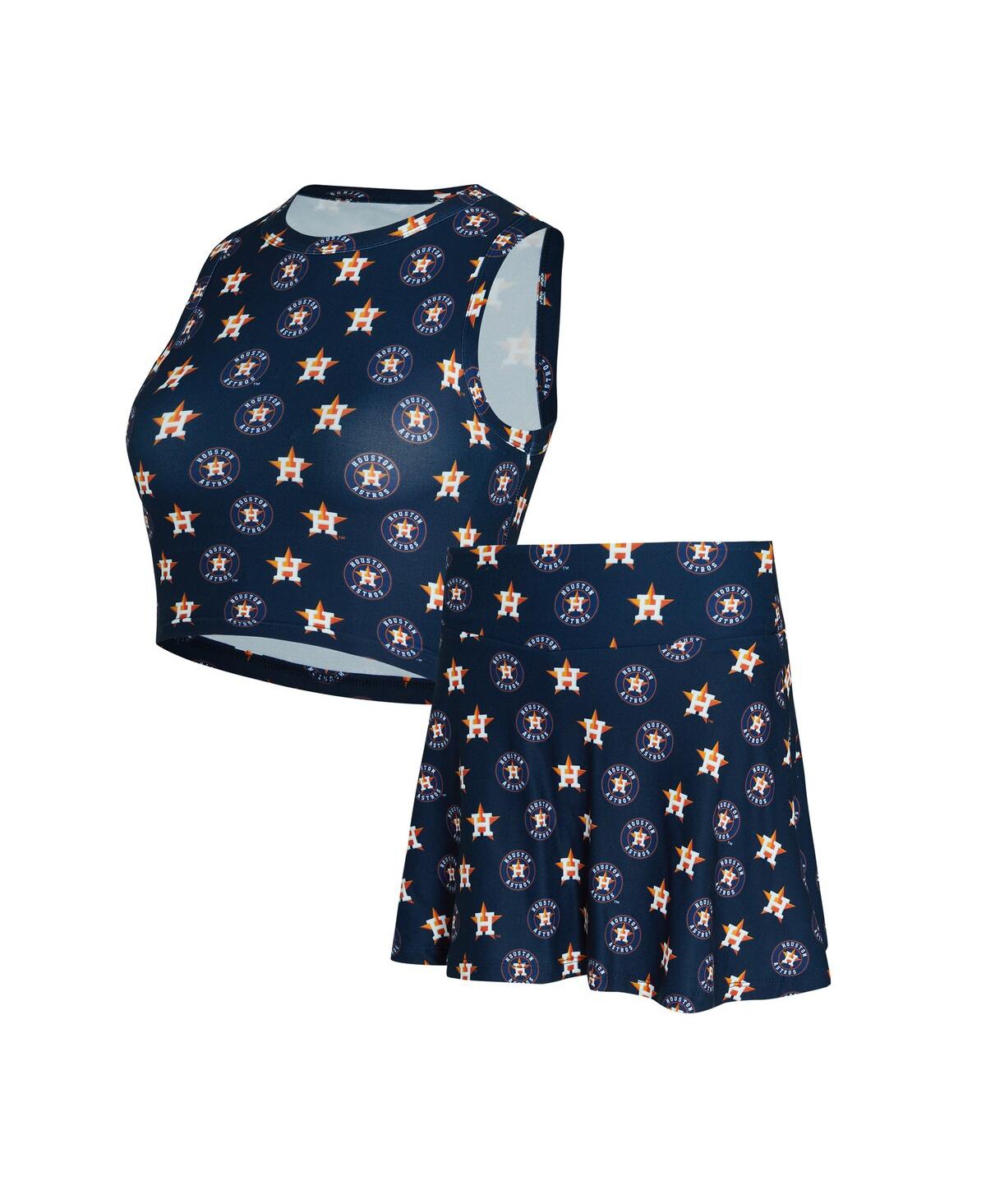 Women'sÂ 2-Piece Navy Houston Astros Knit Tank Top and Skort Set - Navy