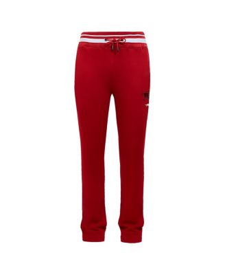 Men's Cardinal Arkansas Razorbacks Script Tail Fleece Sweatpants